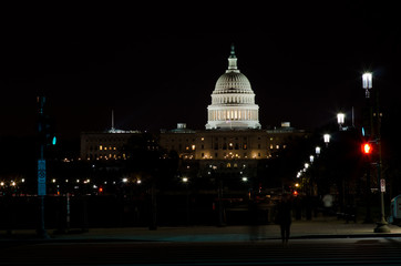 Washington DC - US Capitol at night