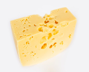 Piece of hard cheese