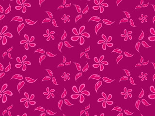 flowers pink pattern