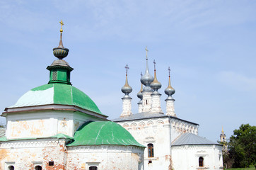 Ancient church in Suzdal. A gold ring of Russia