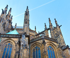 Fototapeta na wymiar Katedra Świętego Wita w Pradze, Republika Czeska