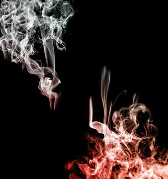 smoke abstract frame