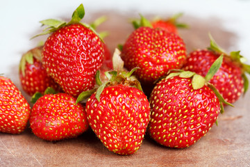 Fototapeta na wymiar fresh strawberries
