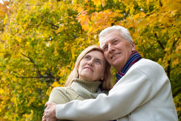 elderly couple portrait