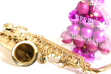 Naklejka premium Musikinstrument als Geschenk