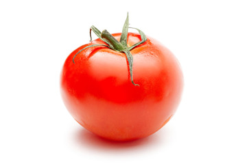 Tomato isolated on the white background