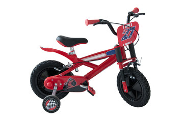 little red bike with weels