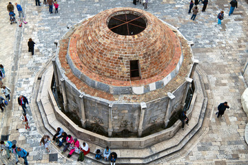 Kroatien, Dubrovnik, Onofrio-Brunnen