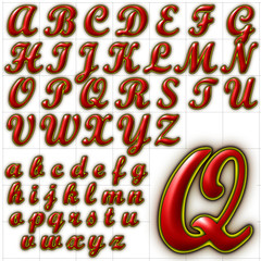 abc alphabet background wrexham font design