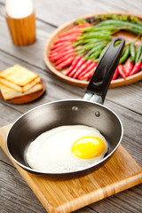fried eggs