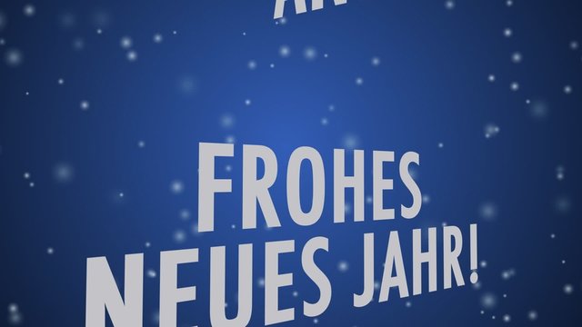 Frohes Neues Jahr - Happy New Year