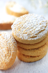 Cookies with powdered sugar