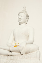 White buddha .