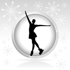 bouton patinage artistique © jennyb79