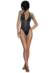 Fototapeta premium Sexy Badeanzug