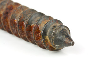 Rusty old screw