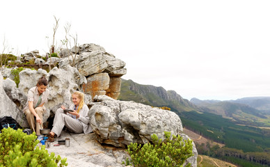 panoramic outdoor lifestyle hiking