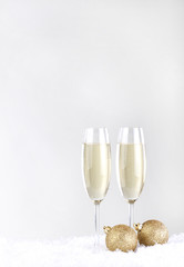 christmas champagne