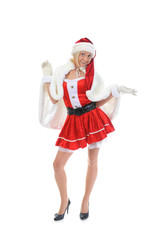 Obraz premium Christmas Smiling Woman