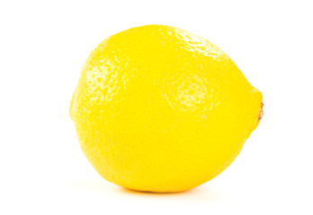 Ripe lemon isolated