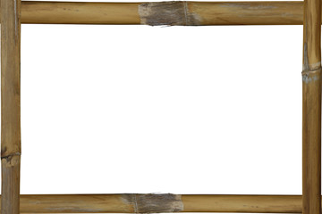 Bamboo frame.
