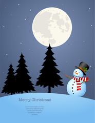 Winter holiday background design