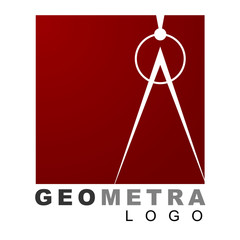 Logo Geometra - obrazy, fototapety, plakaty