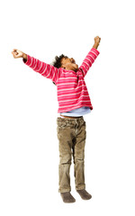 urlo di gioa di piccola bambina indiana