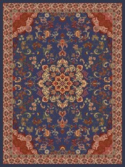 Oriental Floral Carpet Design -Illustration - 37085378