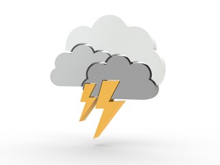 3d Icon Gewitter
