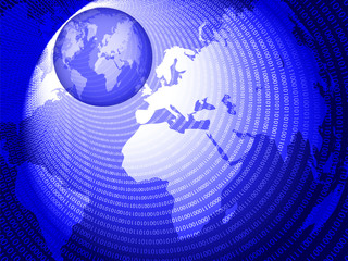 Abstract blue background