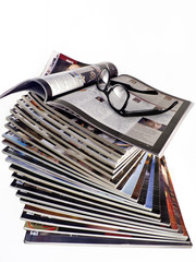 Stacked Magazines