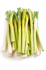 Closeup of leek