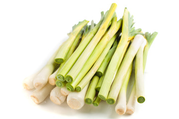 Closeup of leek