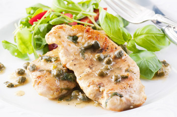 Hähnchen Piccata