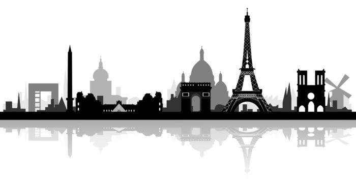 Skyline Paris detailiert
