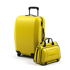 Suitcase isolated on a white background.