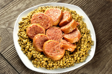 Zampone con lenticchie
