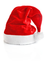 Santa Claus cap isolated on white background
