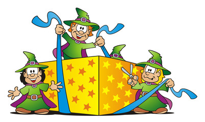 Santas Helper preparing Xmas