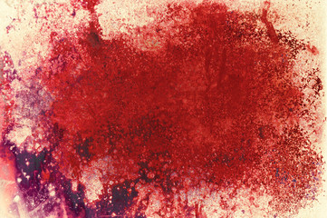 red stain