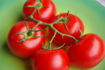 grappe de tomates biologiques