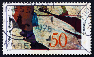 Postage stamp Germany 1978 Refugees