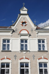 Windows in historic buildings, Svitavy, Czech Republic