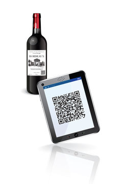 gr code, code barre sur les produits de grade consommation