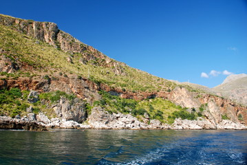 Fototapeta premium Blue Coast, Sicily, Italy