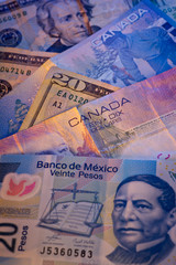North American Currency - obrazy, fototapety, plakaty