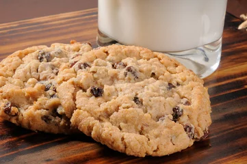 Foto auf Alu-Dibond Oatmeal raisin cookies © MSPhotographic