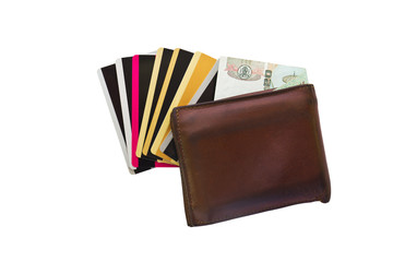 Several old credit cards