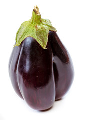 eggplant on a white background